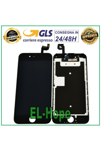 PANTALLA LCD PARA APPLE IPHONE 6S PANTALLA TÁCTIL CRISTAL NEGRO PANTALLA IGUAL A LA ORIGINAL