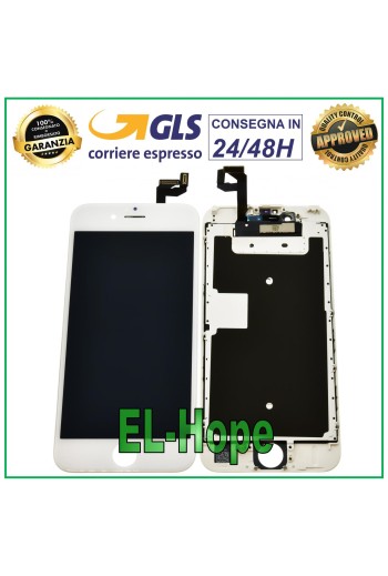 PANTALLA LCD PARA APPLE IPHONE 6S PANTALLA TÁCTIL CRISTAL BLANCO PANTALLA IGUAL A LA ORIGINAL