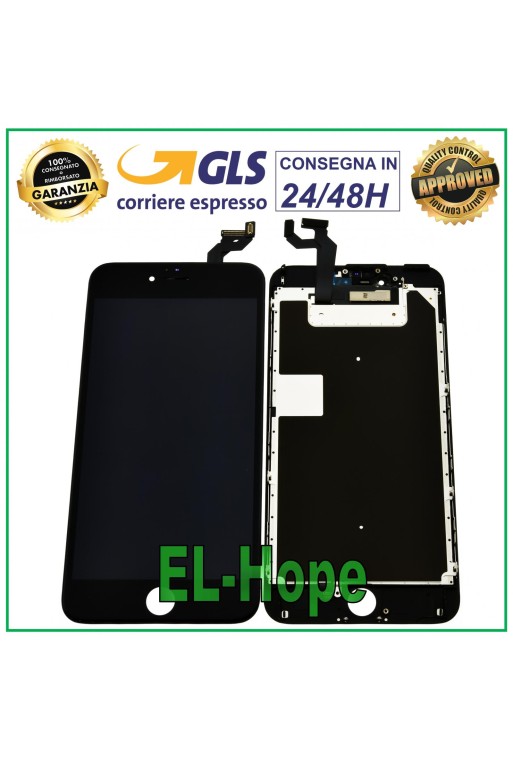 PANTALLA LCD PARA APPLE IPHONE 6S PLUS PANTALLA TÁCTIL CRISTAL NEGRO IGUAL AL ORIGINAL