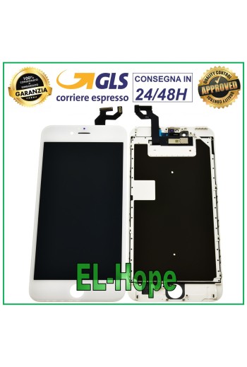PANTALLA LCD PARA APPLE IPHONE 6S PLUS PANTALLA TÁCTIL CRISTAL BLANCO IGUAL AL ORIGINAL