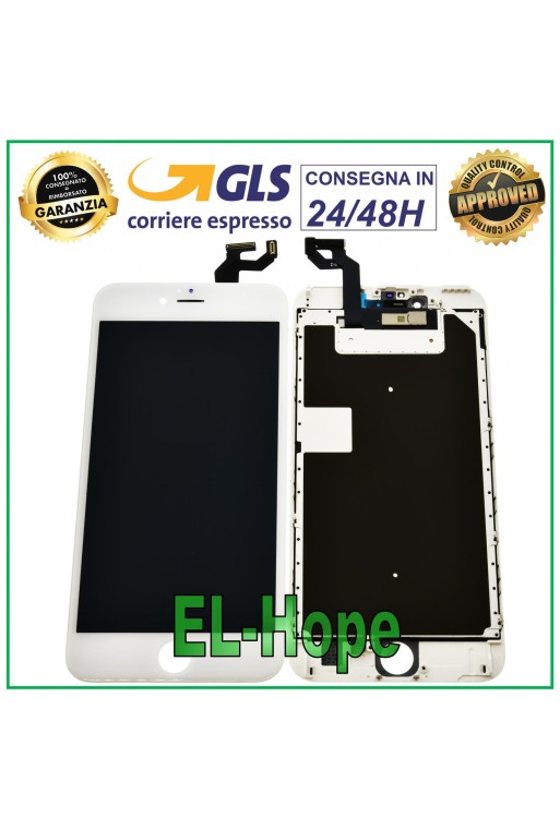 PANTALLA LCD PARA APPLE IPHONE 6S PLUS PANTALLA TÁCTIL CRISTAL BLANCO IGUAL AL ORIGINAL