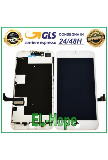 PANTALLA LCD PARA APPLE IPHONE 8 PLUS PANTALLA TÁCTIL CRISTAL BLANCO IGUAL AL ORIGINAL
