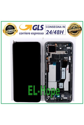 PANTALLA LCD ORIGINAL + MARCO XIAOMI Mi 10T /10T Pro REDMI K30S CRISTAL TÁCTIL NEGRO