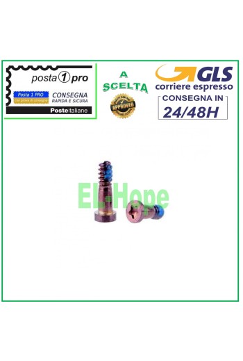 PAR DE 2 TORNILLOS PENTALOBE PARA LCD IPHONE 4 4S 5 5S 5C SE 6 6S 6+ 7 7+ 8 8+ PLUS ROSA