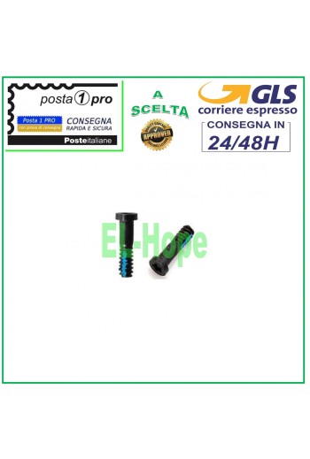 PAR DE 2 TORNILLOS PENTALOBE PARA LCD IPHONE 4 4S 5 5S 5C SE 6 6S 6+ 7 7+ 8 8+ PLUS NEGRO