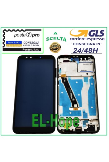 PANTALLA TÁCTIL LCD CON MARCO PARA HUAWEI HONOR 9 LITE LLD-L31 AL00 AL09 NEGRO