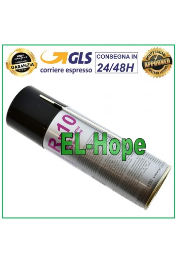 LIMPIADOR DE CONTACTOS ELÉCTRICOS SPRAY LUBRICANTE REPELENTE AL AGUA 200ml R-10 DUE CI