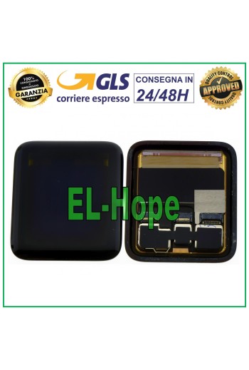 PANTALLA TÁCTIL LCD PARA RELOJ INTELIGENTE PARA APPLE WATCH SERIES 3 VERSUS GPS 38 MM CRISTAL