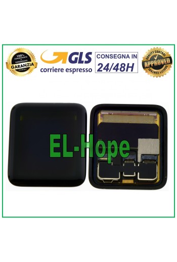 PANTALLA TÁCTIL LCD PARA RELOJ INTELIGENTE PARA APPLE WATCH SERIES 2 A1757 38MM CRISTAL