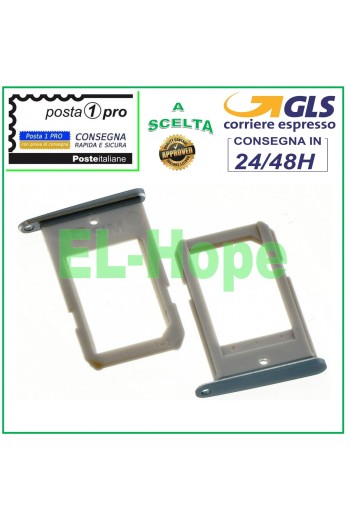 RANURA PARA CARRIL NANO SIM SAMSUNG GALAXY S6 EDGE SM G925 F GRIS