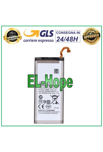 BATERÍA EB-BJ800ABE PARA SAMSUNG GALAXY A6 2018 SM-A600F 3000 mAh BATERÍA