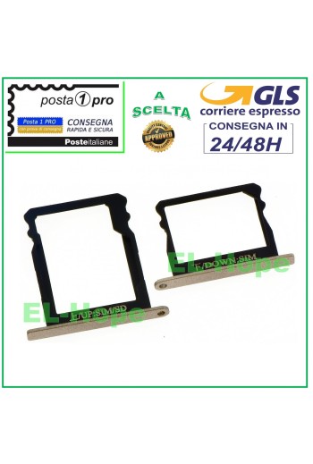 COMPARTIMENTO PARA RANURA DE CARRIL PARA TARJETA NANO SIM + MICRO SD PARA HUAWEI P8 GRA-L09 DORADO