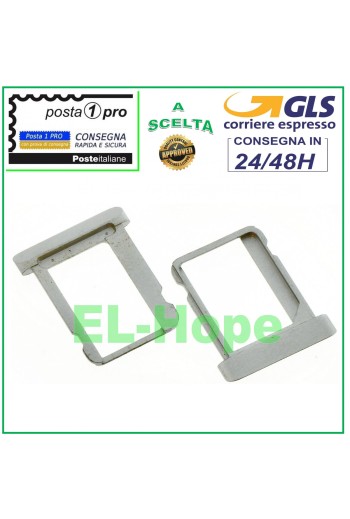 COMPARTIMENTO PARA CARRITO DE RANURA PARA TARJETA MICRO SIM APPLE IPAD 2 3 4 PLATA