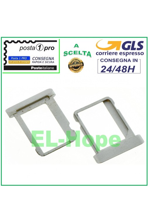 COMPARTIMENTO PARA CARRITO DE RANURA PARA TARJETA MICRO SIM APPLE IPAD 2 3 4 PLATA
