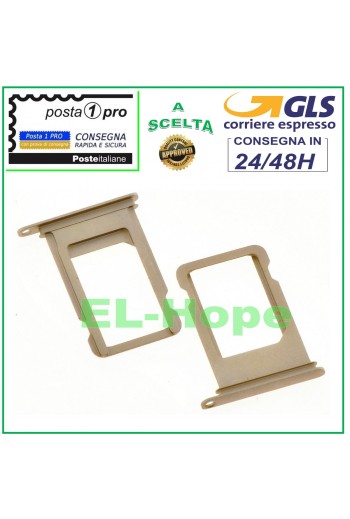 COMPARTIMENTO PARA CARRITO DE RANURA SOPORTE PARA TARJETA NANO SIM APPLE IPHONE 7 7G 7+ PLUS DORADO