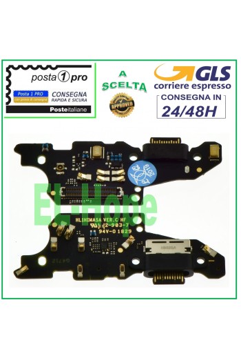 Conector de carga original HUAWEI MATE 20 + base de carga tipo C con micrófono