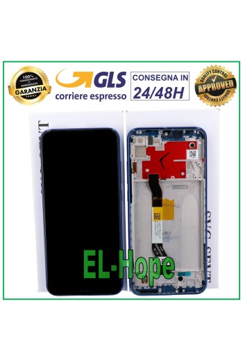 PANTALLA LCD + MARCO ORIGINAL XIAOMI REDMI NOTE 8T M1908C3XG PANTALLA TÁCTIL AZUL