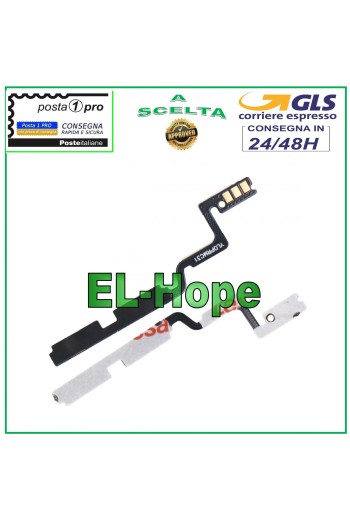 TECLAS LATERALES PLANAS FLEXIBLES SUBIR/BAJAR VOLUMEN PARA OPPO REALME C31 RMX3501