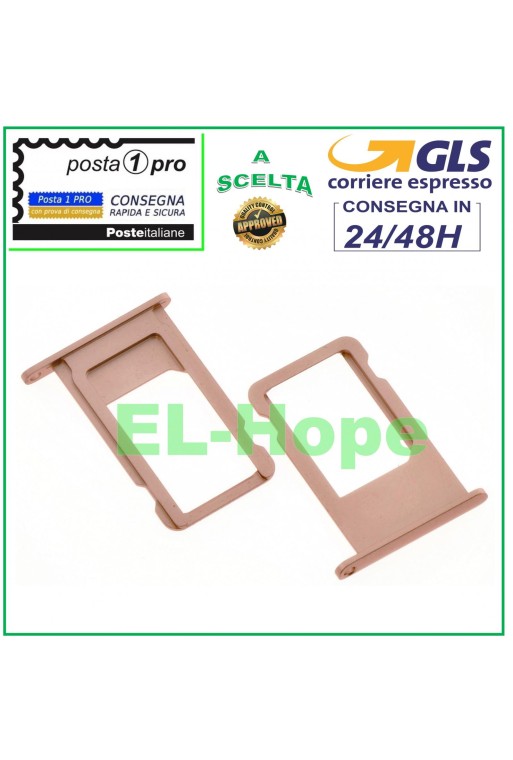 COMPARTIMENTO PARA CARRITO DE RANURA SOPORTE PARA TARJETA NANO SIM APPLE IPHONE 6S 6S+ PLUS ROSA
