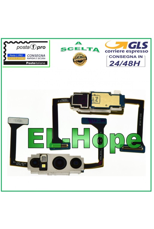 CÁMARA TRASERA PARA SAMSUNG GALAXY A90 SM-A905F MÓDULO DE CÁMARA FLEXIBLE PLANA