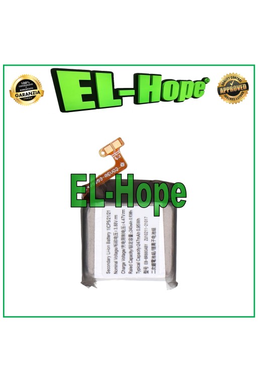 Batería EB-BR880ABY para Samsung Galaxy Watch 4 SM-R860 SM-R865 40 mm 247 mAh
