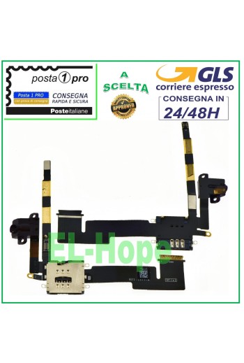 Conector flexible plano para auriculares, ranura para lector de tarjetas SIM para Apple iPad 2 3G A1395 A1396 A1397