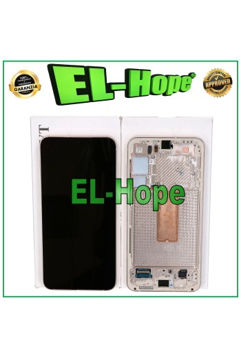 PANTALLA TÁCTIL LCD DE SERVICIO ORIGINAL SAMSUNG GALAXY S23+ PLUS SM-S916 CREMA BEIGE