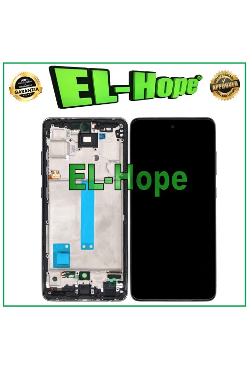 PANTALLA LCD TFT PARA SAMSUNG GALAXY A52 5G 2021 SM-A525F A526B MARCO TÁCTIL NEGRO