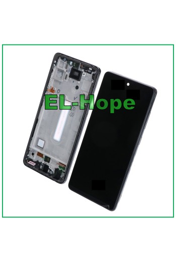 PANTALLA LCD TFT PARA SAMSUNG GALAXY A52 5G 2021 SM-A525F A526B MARCO TÁCTIL NEGRO