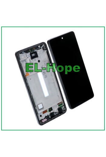 PANTALLA LCD TFT PARA SAMSUNG GALAXY A52 5G 2021 SM-A525F A526B MARCO TÁCTIL NEGRO