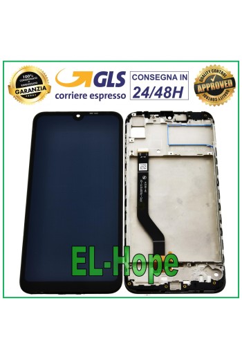MARCO DE PANTALLA LCD PARA HUAWEI Y7 2019 DUB-LX1 LX2 L22 PANTALLA TÁCTIL DE VIDRIO