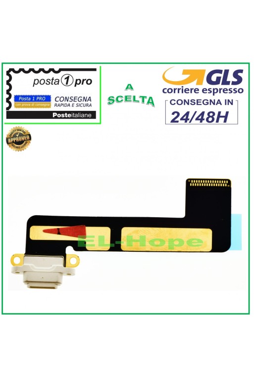 Conector de carga plano blanco para Apple iPad Mini A1432 A1454 A1455