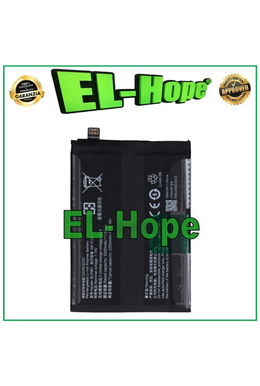 BATERÍA BLP861 PARA ONEPLUS NORD 2 5G DN2101 DN2103 4500 mAh IGUAL ORIGINAL