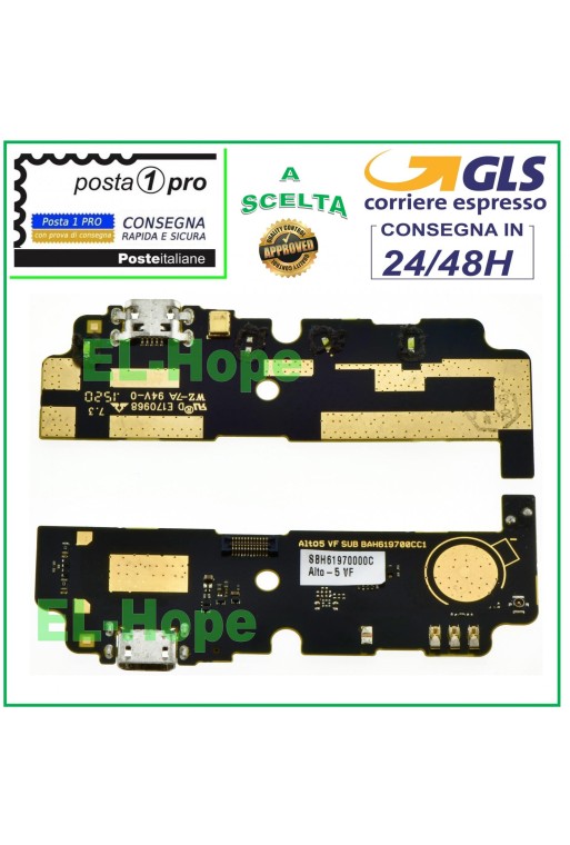 CONECTOR DE CARGA VODAFONE SMART PRIME 6 VF-895N MICRÓFONO PCB DOCK CARGA USB