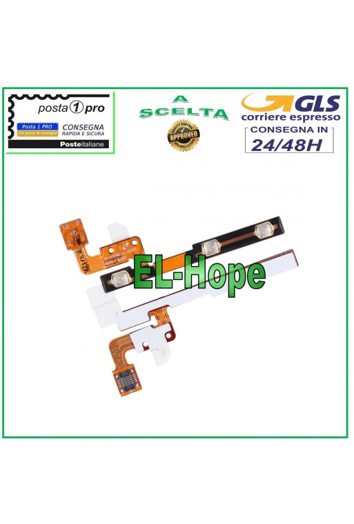TECLAS LATERALES PLANAS VOLUMEN APAGADO ENCENDIDO SAMSUNG GALAXY TAB 2 P3100 P3110