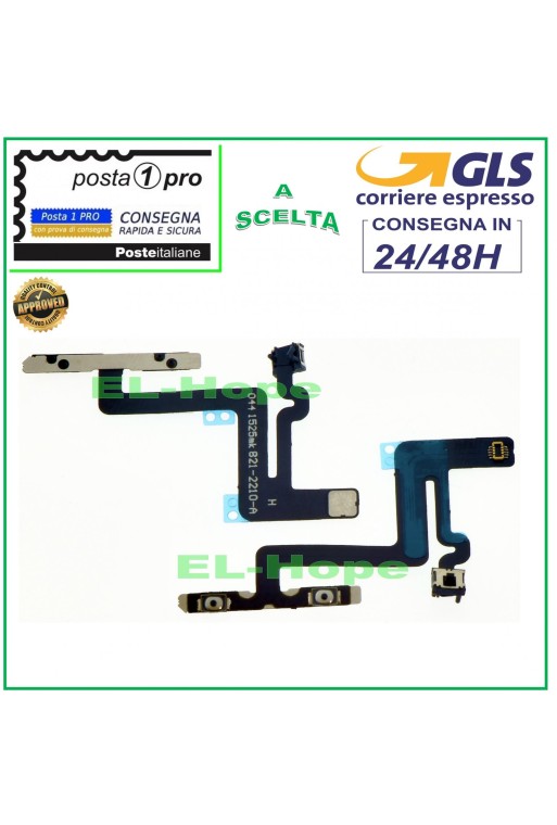 BOTONES DE VOLUMEN PLANOS FLEXIBLES PARA APPLE IPHONE 6+ PLUS BOTÓN DE VIBRACIÓN SILENCIOSA
