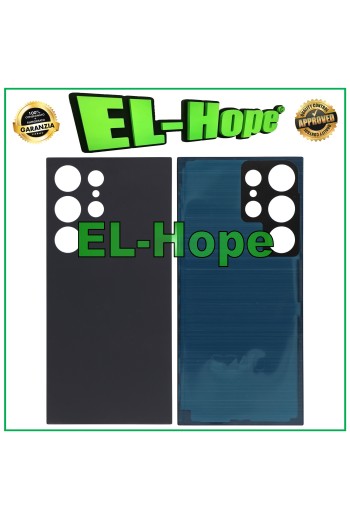 TAPA DE BATERÍA PARA SAMSUNG GALAXY S24 ULTRA SM-S928 CUERPO TRASERO NEGRO