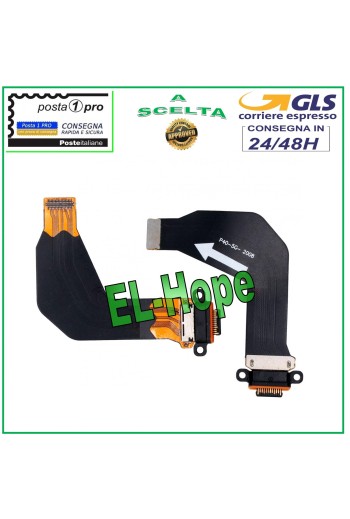 Conector de carga flexible plano para Huawei P40, Ana-LX9, LX4 y NX9, base de carga tipo C.