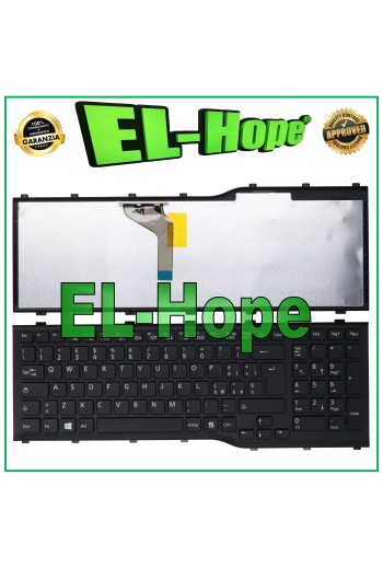 TECLADO ITA PARA PORTÁTIL FUJITSU LIFEBOOK AH532 A532 N532 NH532 NEGRO 