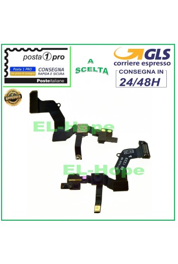 CÁMARA FRONTAL CON SENSOR DE PROXIMIDAD PLANO PARA APPLE IPHONE 5 5G MICRÓFONO
