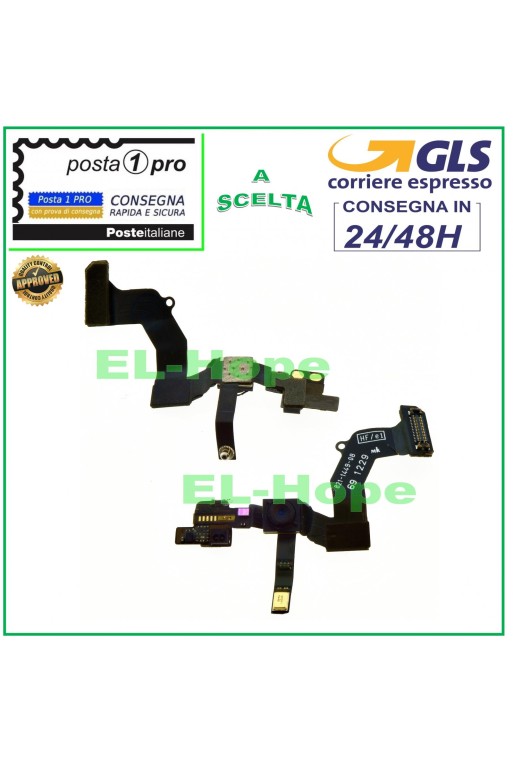 CÁMARA FRONTAL CON SENSOR DE PROXIMIDAD PLANO PARA APPLE IPHONE 5 5G MICRÓFONO