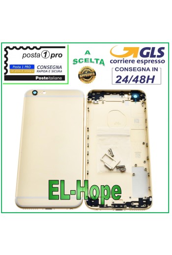 MARCO DE CARCASA TRASERA PARA APPLE IPHONE 6S PLUS CARCASA TRASERA DORADA