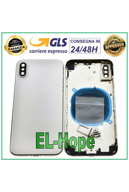 MARCO DE CARCASA TRASERA PARA APPLE IPHONE X CARCASA TRASERA BLANCA