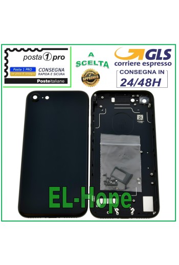 MARCO DE CARCASA TRASERA PARA APPLE IPHONE 7 7G CARCASA TRASERA NEGRO MATE
