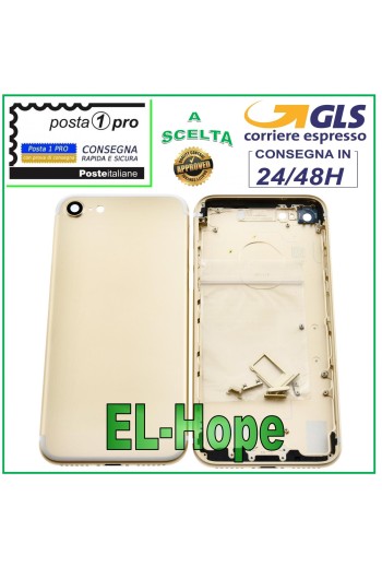 MARCO DE CARCASA TRASERA PARA APPLE IPHONE 7 7G CARCASA TRASERA DORADA