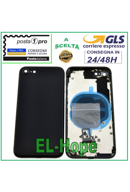 MARCO DE CARCASA TRASERA PARA APPLE IPHONE 8 8G CARCASA TRASERA NEGRA