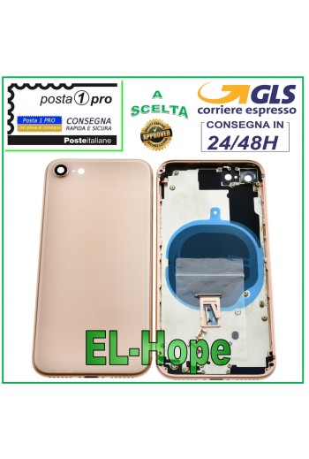 MARCO DE CARCASA TRASERA PARA APPLE IPHONE 8 8G CARCASA TRASERA DORADA ROSA
