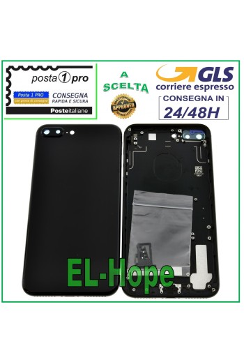 MARCO TRASERO PARA FUNDA APPLE IPHONE 7 PLUS NEGRO BRILLANTE