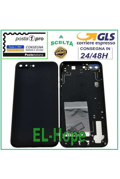 MARCO TRASERO PARA FUNDA APPLE IPHONE 7 PLUS NEGRO MATE
