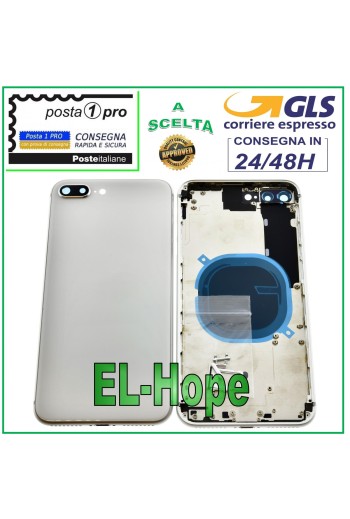 MARCO DE CARCASA TRASERA PARA APPLE IPHONE 8 PLUS CARCASA TRASERA BLANCA